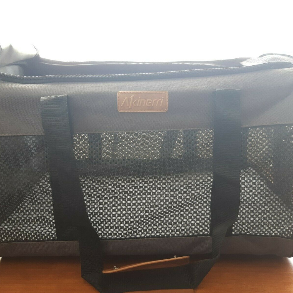 akinerri foldable soft airline carrier portable